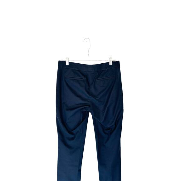 J.Crew Blue Business Office Career Cotton Blend Straight Leg Dress Pants Size 6‎ - Picture 6 of 11